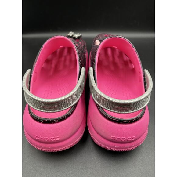Crocs Barbie Crush Clog Women's Size 9 Mens 7 Limited Edition Black and Pink New - Picture 11 of 14